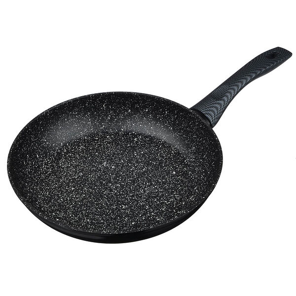 Satoshi карбон сковорода литая d26см, антипригарное покрытие мрамор, индукция