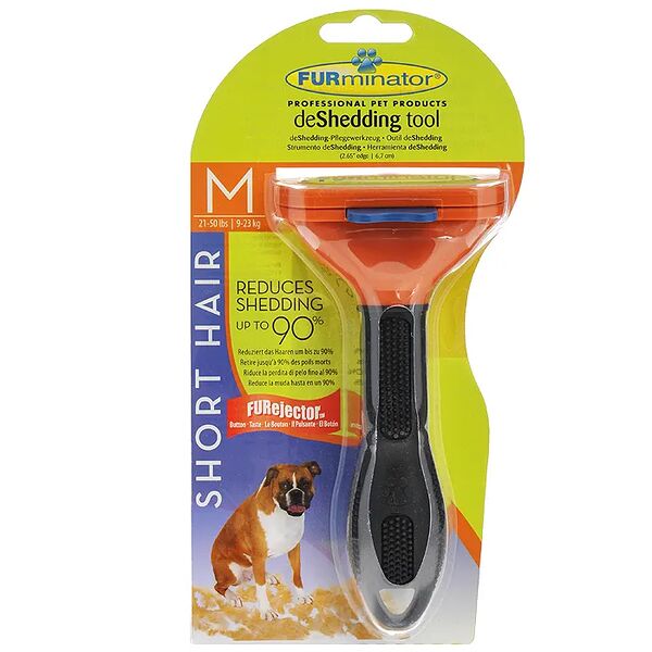 Фурминатор для короткошерстных собак FURminator Short Hair 7 см.