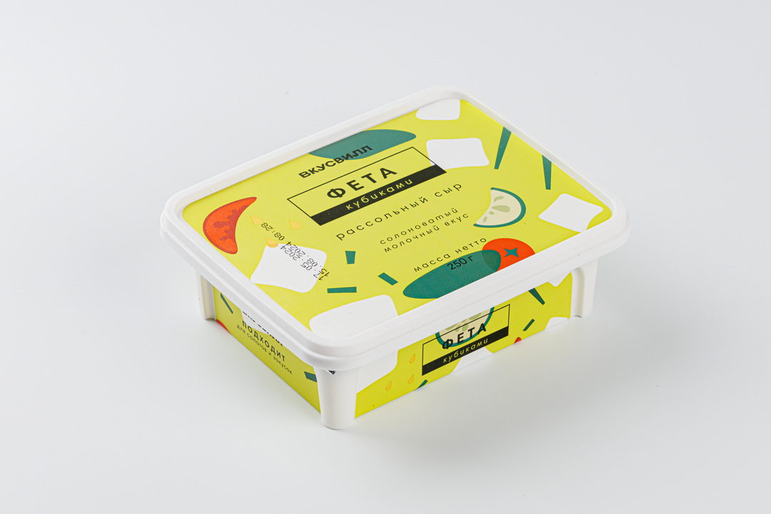 

Сыр ВкусВилл "Фета" кубики, 250 г