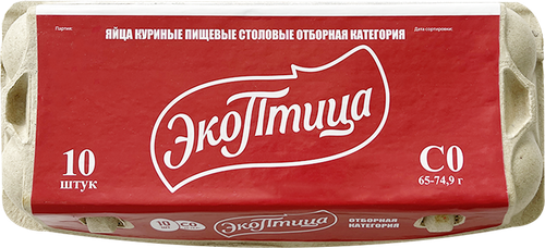 

Яйцо куриное Экоптица Липецкое СО коричневое 10 шт.