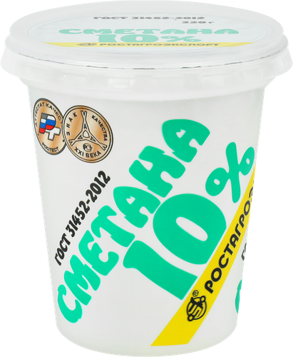 

Сметана Ростагроэкспорт 10% 320 г