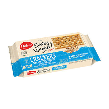 Крекеры Delser без соли 250г, Италия