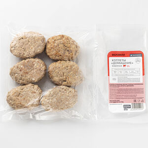 Котлеты Домашние жареные, заморозка Продукт замороженный