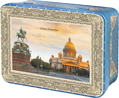Чай черный Get&Joy Шкатулка с магнитом Исаакиевский собор