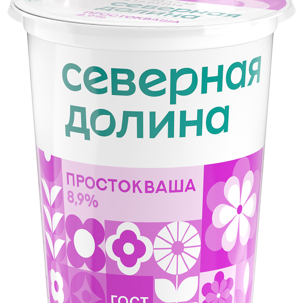 Простокваша Северная Долина 8.9% 350 мл