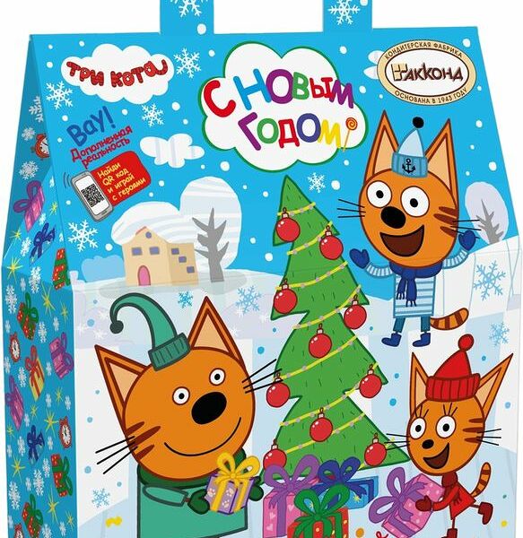 Сладкий подарок Акконд Лапки-царапки новогодний подарок №40 350г