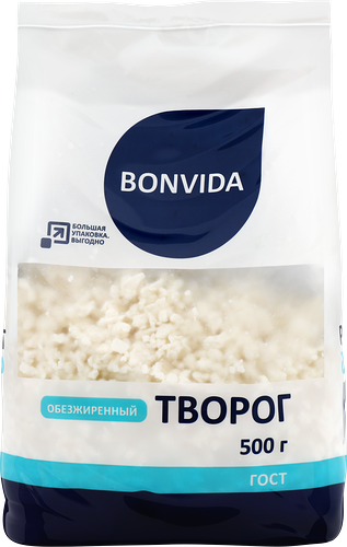 Творог Bonvida обезжиренный 500 г