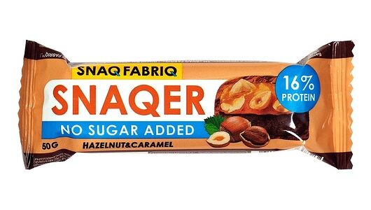 Батончик протеиновый Snaq Fabriq в шоколаде Snaqer фундук-карамель 50 г