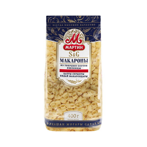 Макаронные изделия Улитки грА 400г Мартин