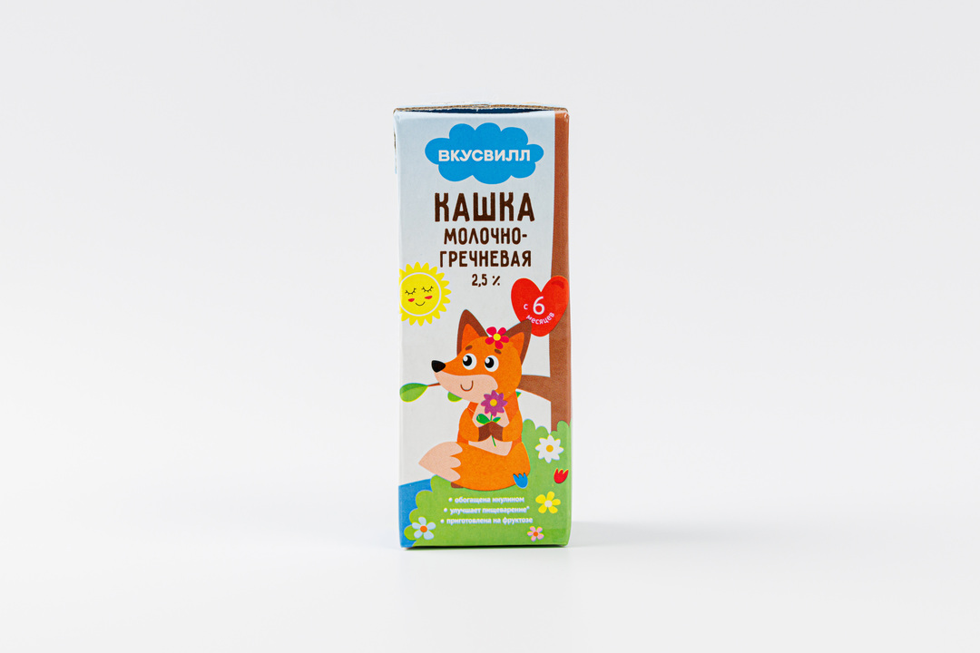 

Кашка детская молочно-гречневая 2,5% 210 г