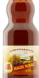 Квас Наш Квас классический фильтрованный непастеризованный, 1.4л