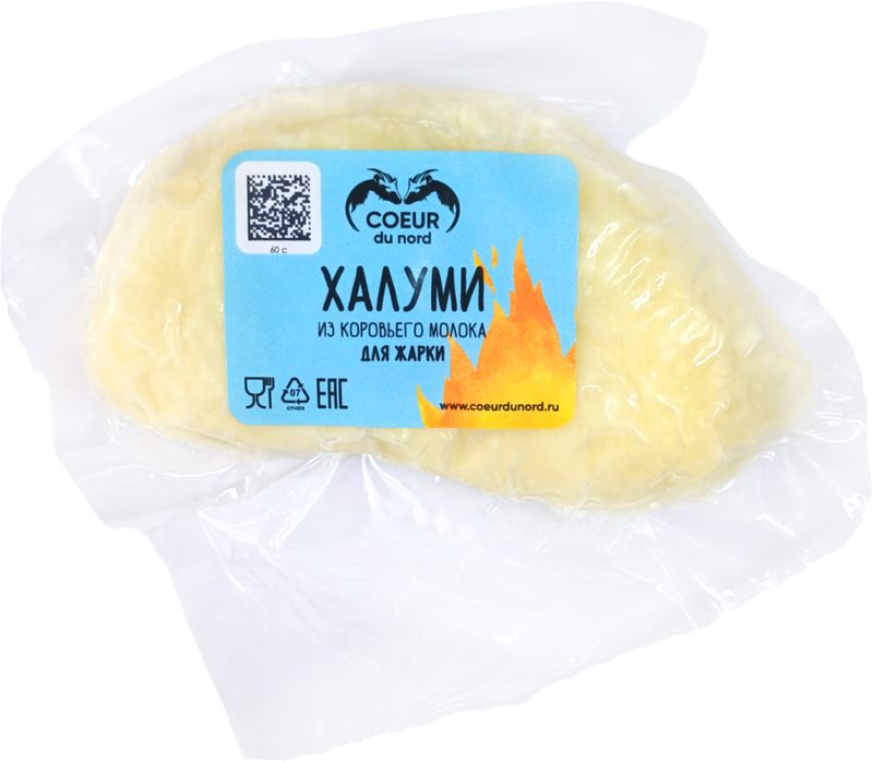

Сыр рассольный Coeur du nord Халуми для жарки 45% 200 г