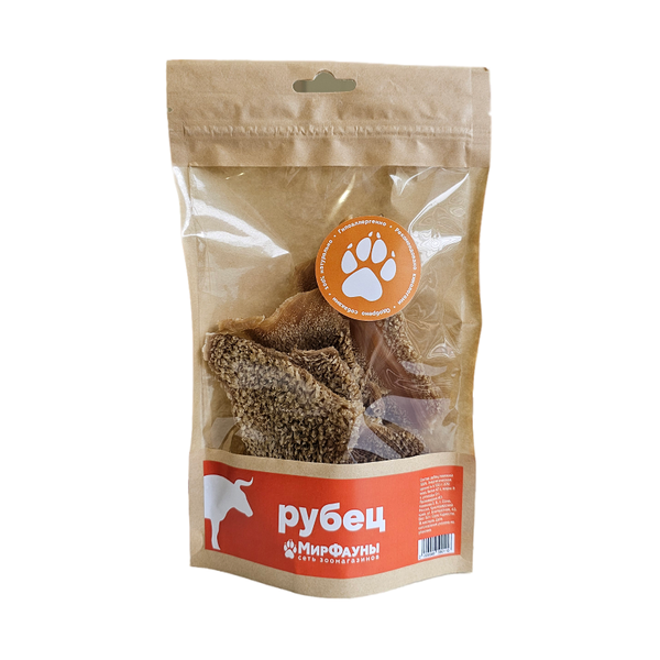 Лакомство для собак Мир Фауны Рубец говяжий 50 г