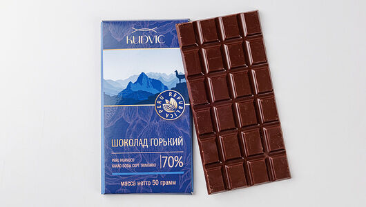 Шоколад Kudvic горький 70% (Peru Huanuco)