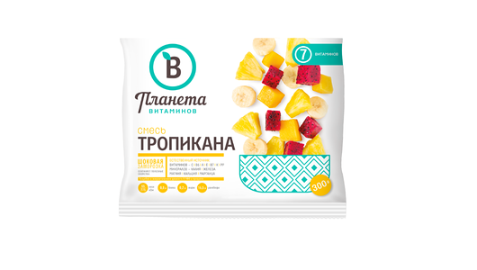 Смесь из фруктов Планета Витаминов Тропикана замороженная