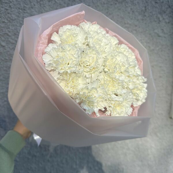 Белоснежное облачко из диантусов