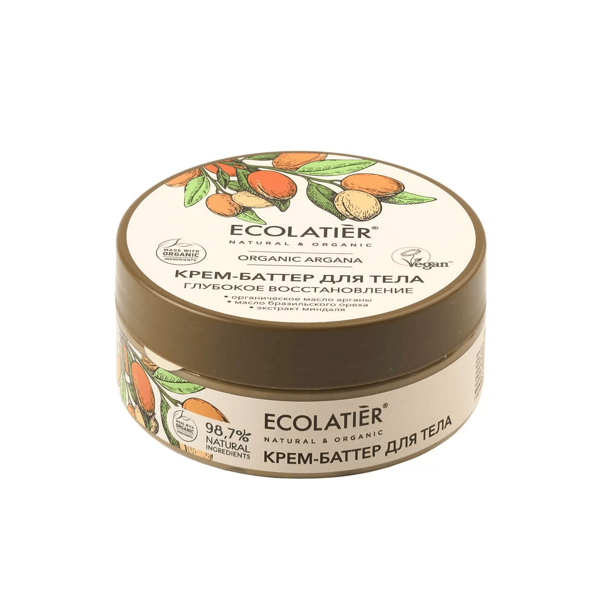 Крем-баттер для тела Ecolatier Green Organic Argana глубокое восстановление 150 мл