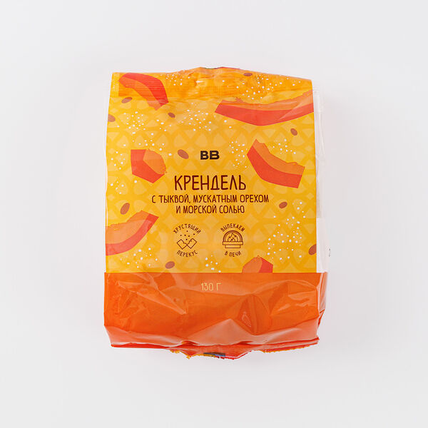Крендель с тыквой, мускатным орехом и морской солью 130г