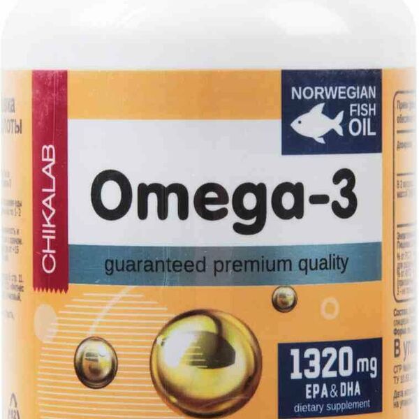 Биологически активная добавка Chikalab Omega-3 1320 мг, 90 капсул
