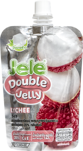 

Желе Jele Double Jelly с кокосовой мякотью cо вкусом личи 125 г