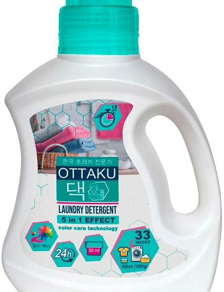 Гель для стирки Ottaku для цветного белья с технологией защиты цвета 990мл