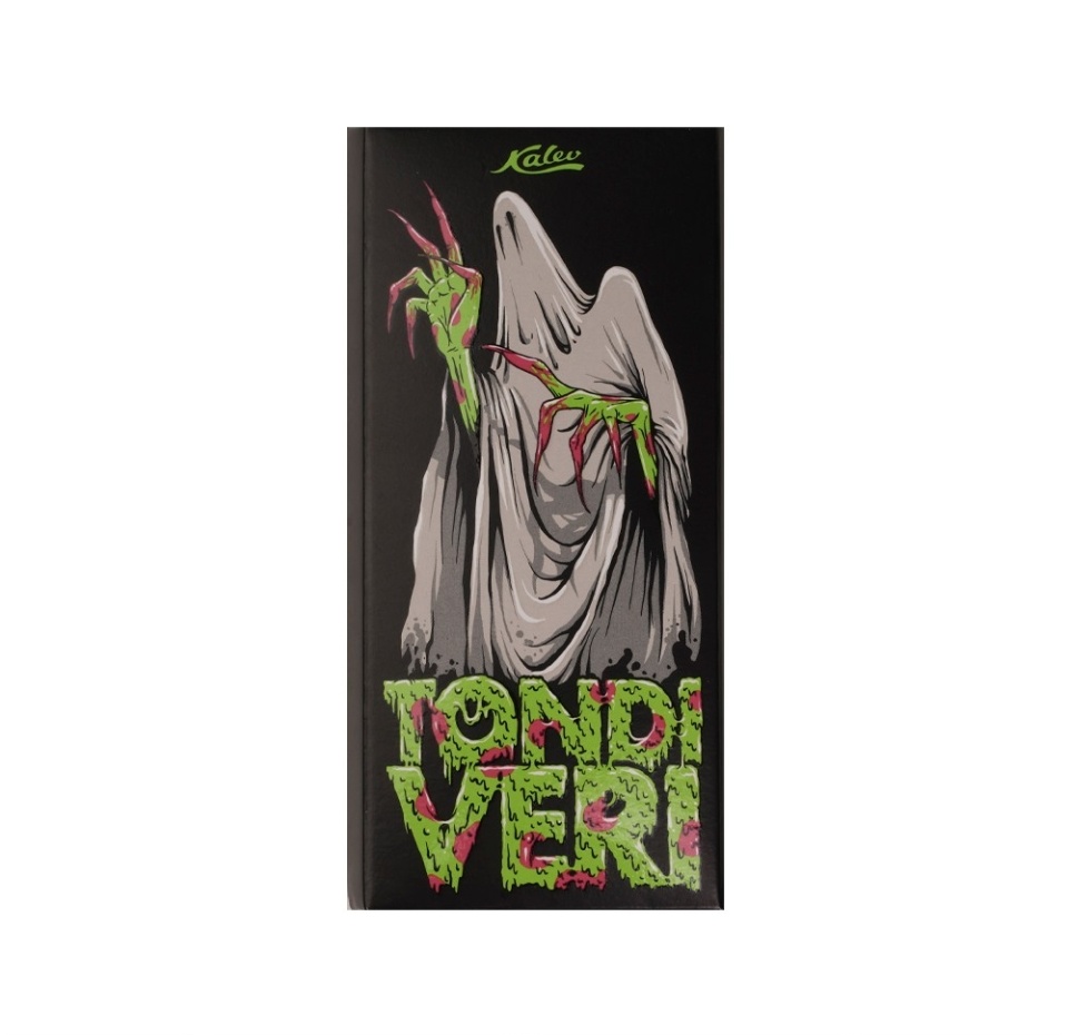 

Молочный шоколад Kalev Хэллоуин с молочной малиновой начинкой 99 г