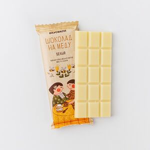 Шоколад белый на меду