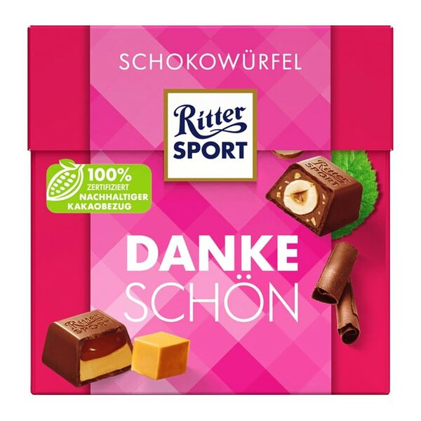 Набор конфет Ritter Sport из молочного шоколада 176г