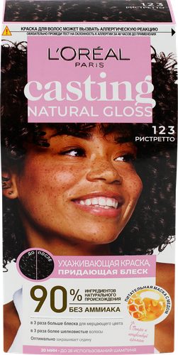

Краска для волос L'Oreal Paris Casting 123 Ристретто, 180 мл