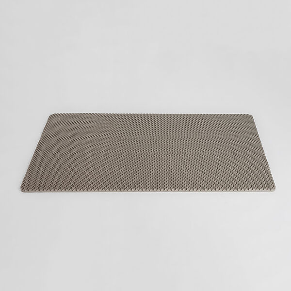 Коврик Домоседы под кошачий туалет серый 60x80 см