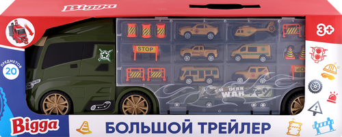 

Набор игровой Bigga Большой трейлер Арт. 666-06H, 666-08, 666-09, 666-10H