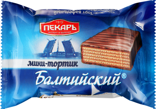 

Конфеты Пекарь Балтийский вафельные глазированные вес