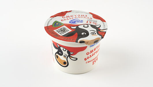 Сметана Северное молоко 15% 200г