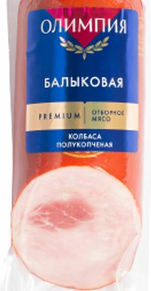 Колбаса Олимпия балыковая полукопченая 330г