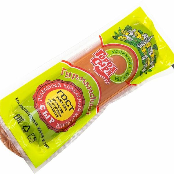 Сыр плавленый Город Сыра Гурманский копченый 40% БЗМЖ 400 г