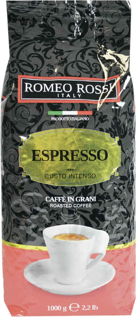 

Кофе зерновой Romeo Rossi Intenso натуральный жареный 1 кг