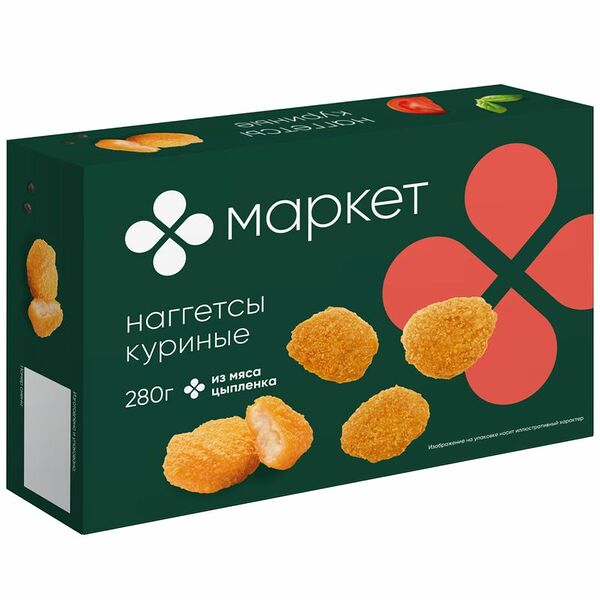 Наггетсы куриные замороженные Маркет Перекрёсток
