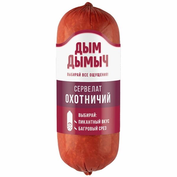 Сервелат Дым Дымыч охотничий в/к 270г