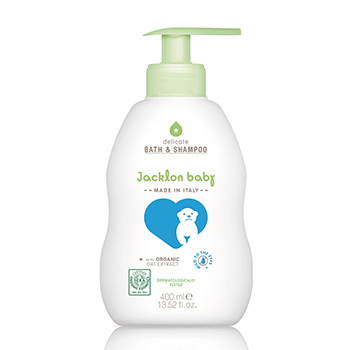 

Средство для мытья волос и тела детей с экстрактом овса , Jacklon Baby, 400 мл, Италия