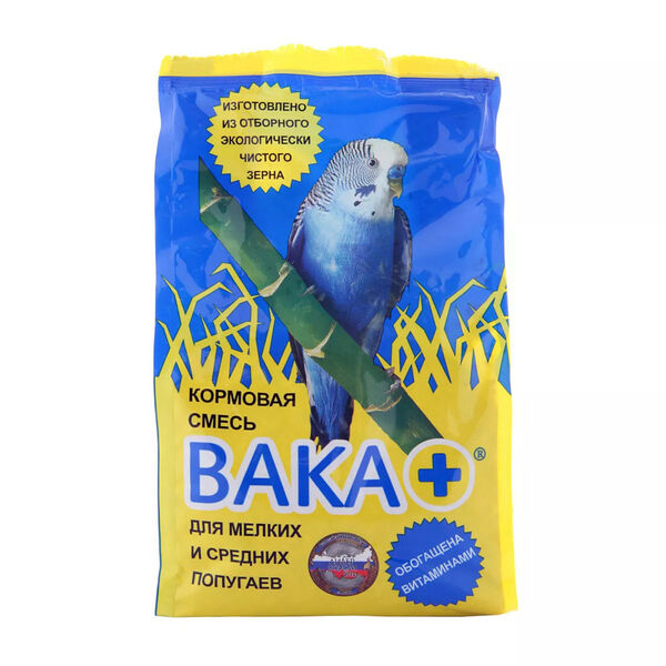 Кормовая смесь для мелких и средних попугаев 500 г