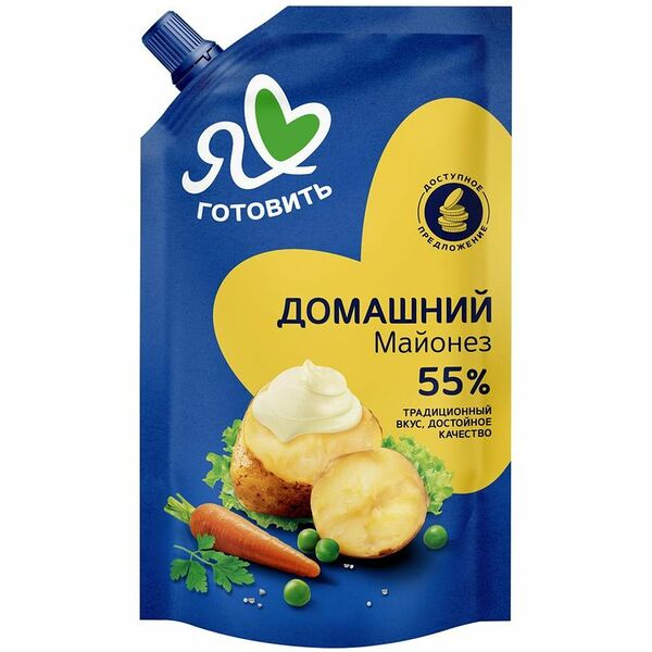 Майонез Я люблю готовить Домашний 55%