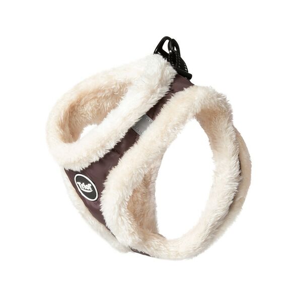 Шлейка-жилетка для собак TRIOL Be Trendy мягкая коричневая XS, обхват груди 31-36см