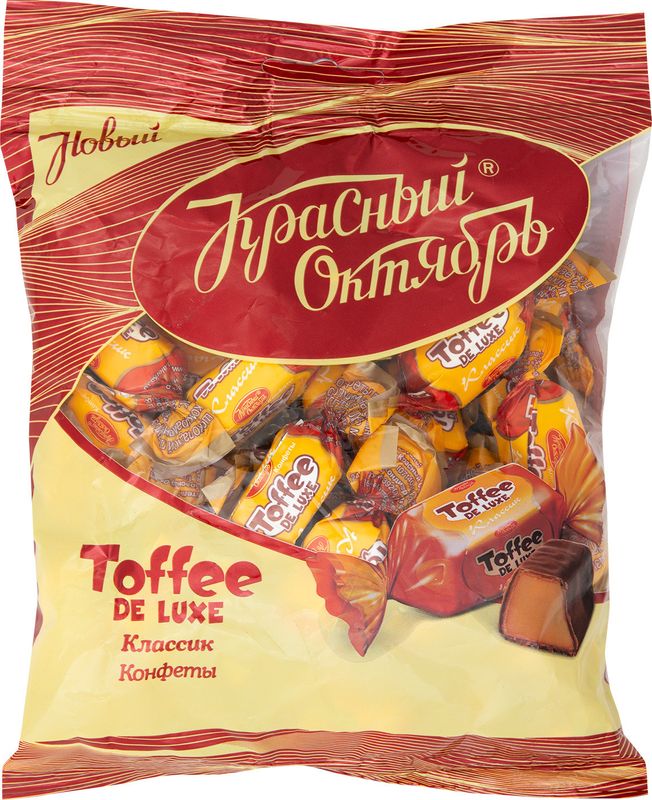 

Конфеты Красный Октябрь Toffee De Luxe Классик 250 г