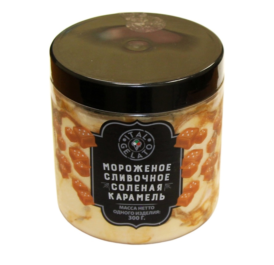 

Мороженое Джелато Соленая карамель 300 г