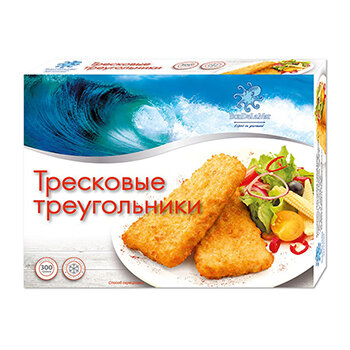 Рыбные треугольники Bondelamar в панировке