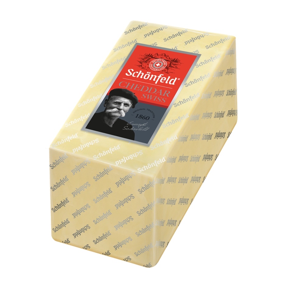

Сыр Swiss Cheddar Schonfeld 53% вес