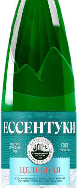 Вода минеральная Ессентуки целебная газированная