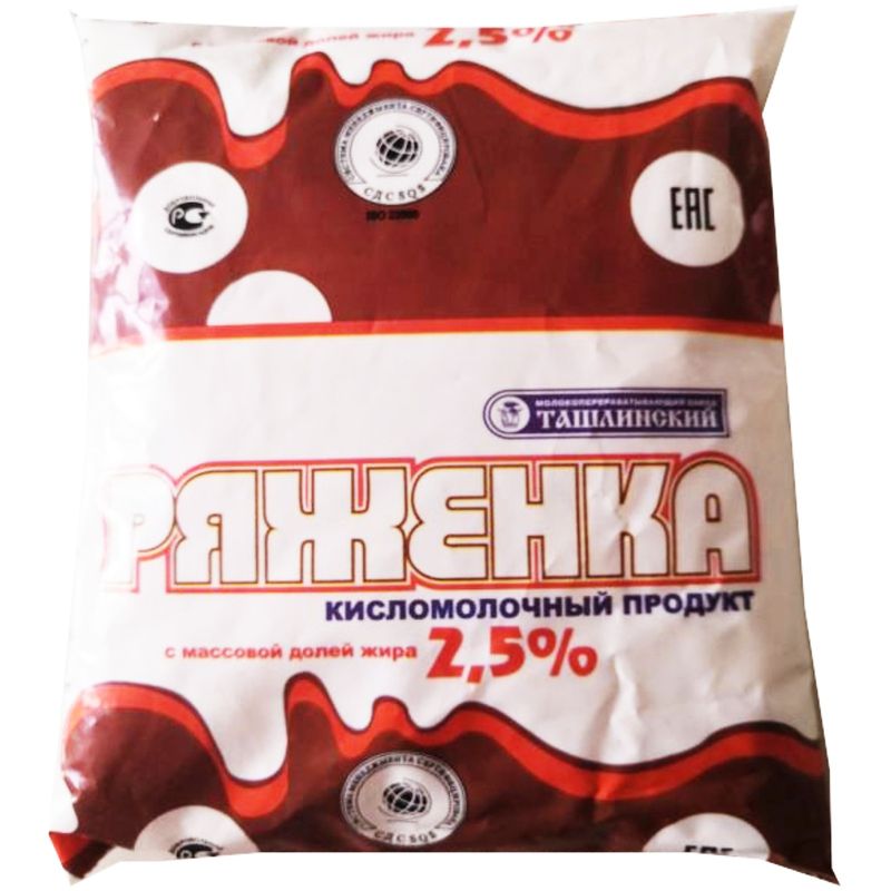 

Ряженка Ташлинский 2.5% 500 мл
