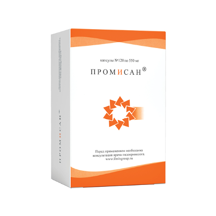Промисан капсулы 550 мг 120 шт