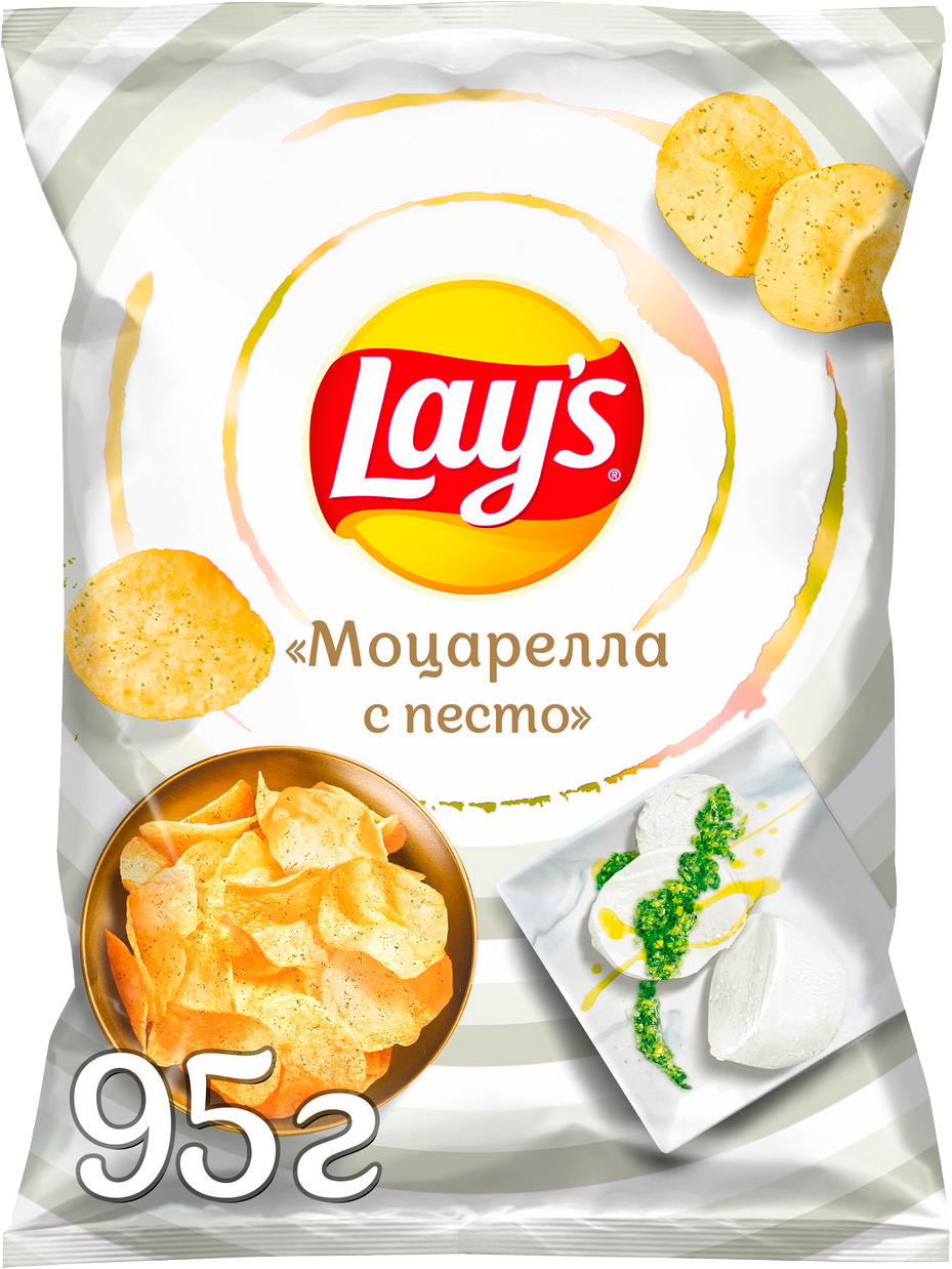 

Чипсы Lays картофельные Моцарелла с Песто